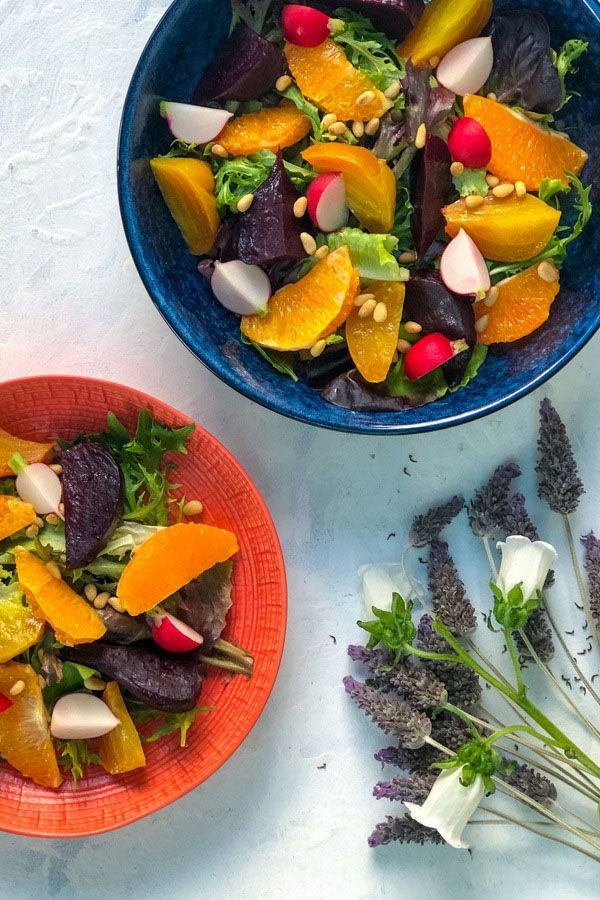 Goat Cheese and Tangelo Winter Salad