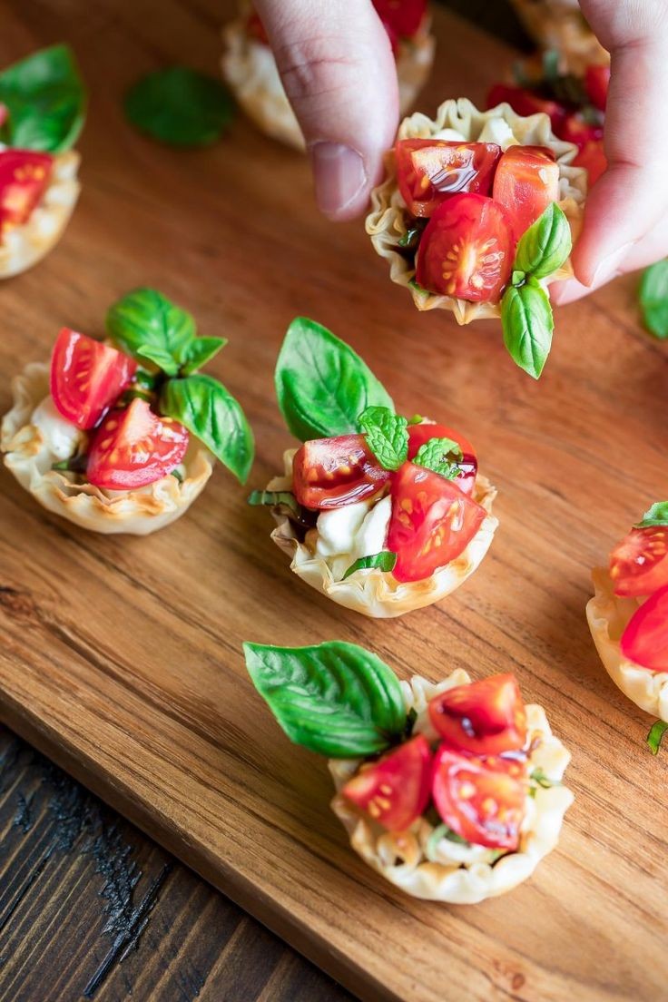 Mediterranean Phyllo Cups