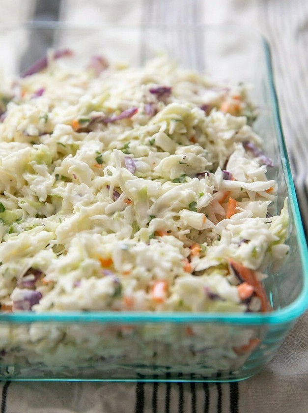 Macro Friendly Easy Coleslaw