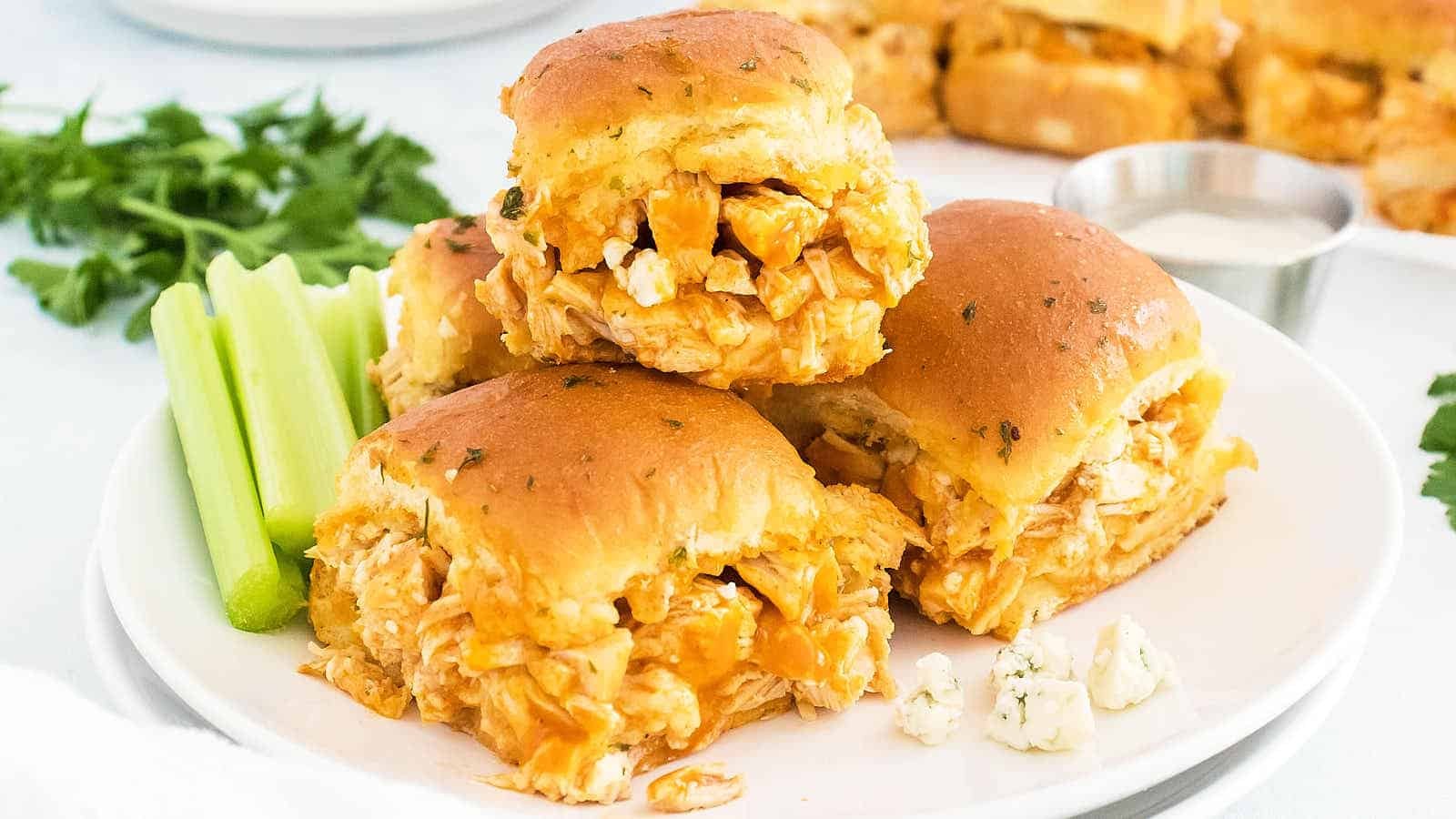 Buffalo Chicken Sliders