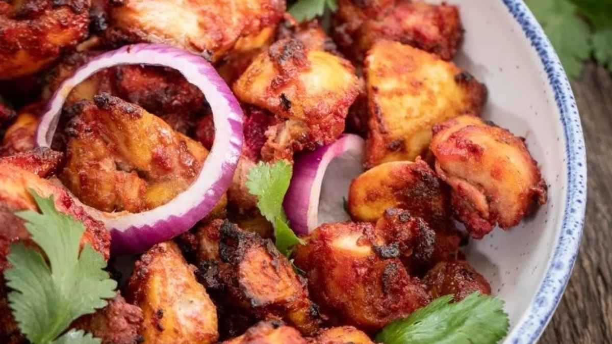 Air Fryer Chicken Tikka Bites