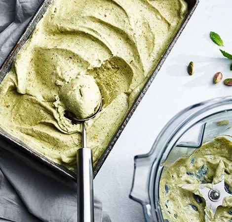 Mint Choc Chip Vitamix Ice Cream