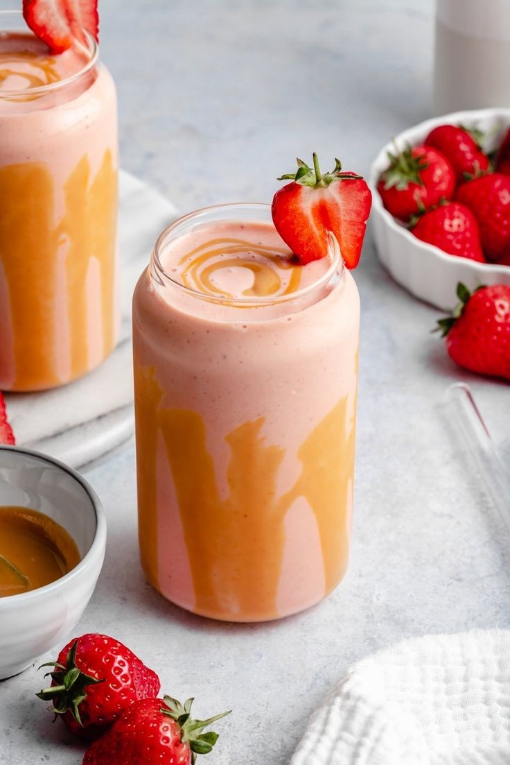 Strawberry Peach Smoothie