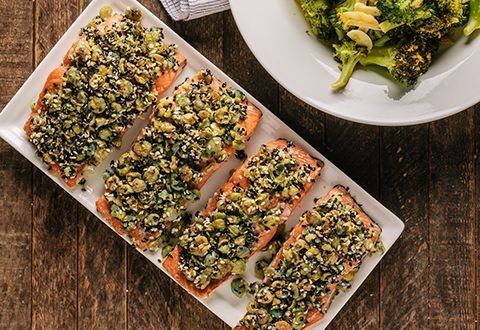 Wasabi Dressing and Watercress Salad with Cucumber