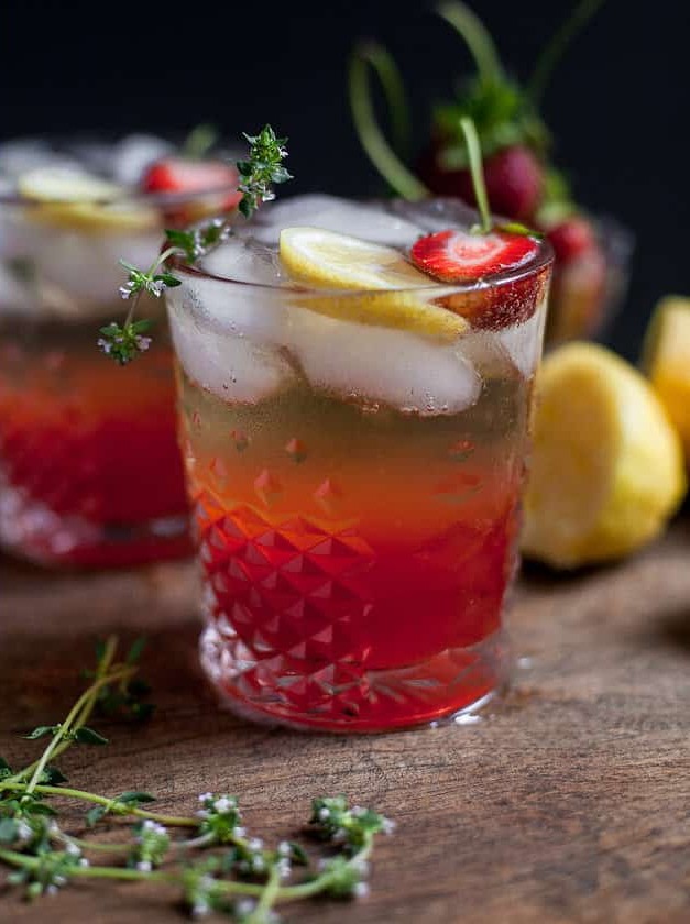 Strawberry Prosecco Lemonade