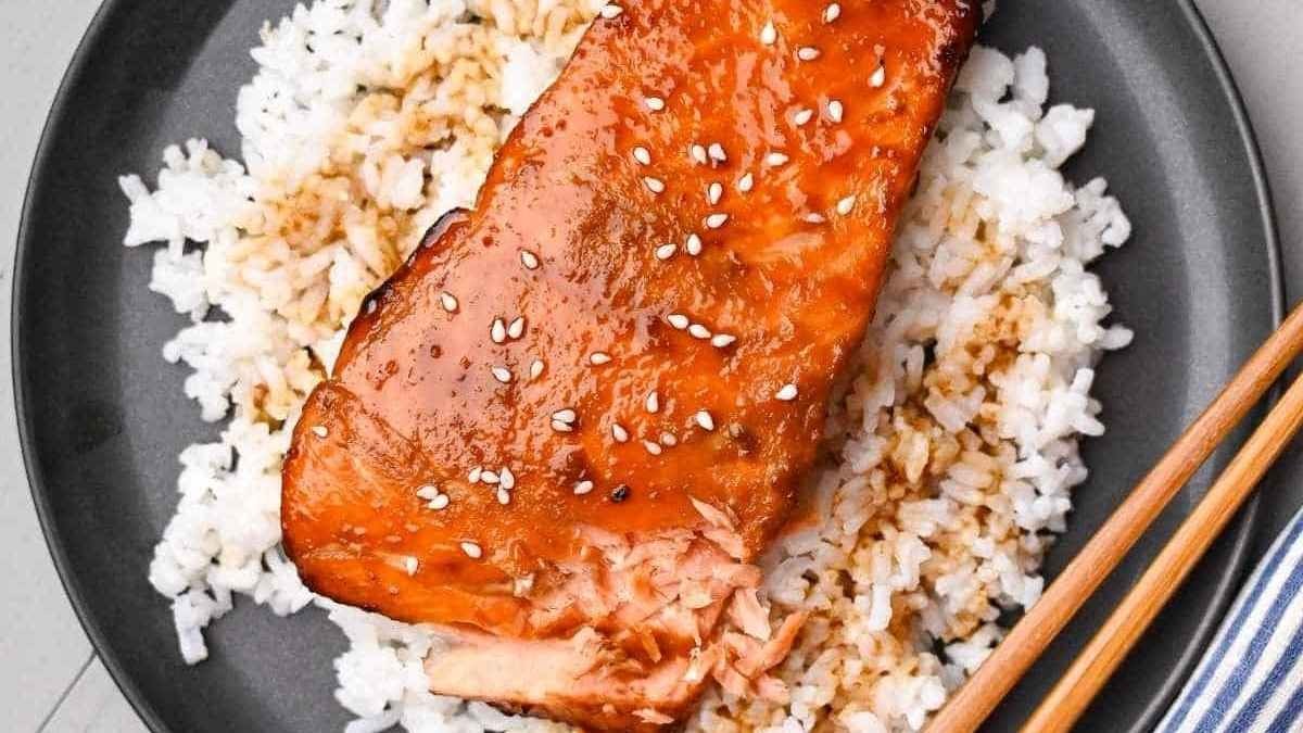 Easy Air Fryer Teriyaki Salmon