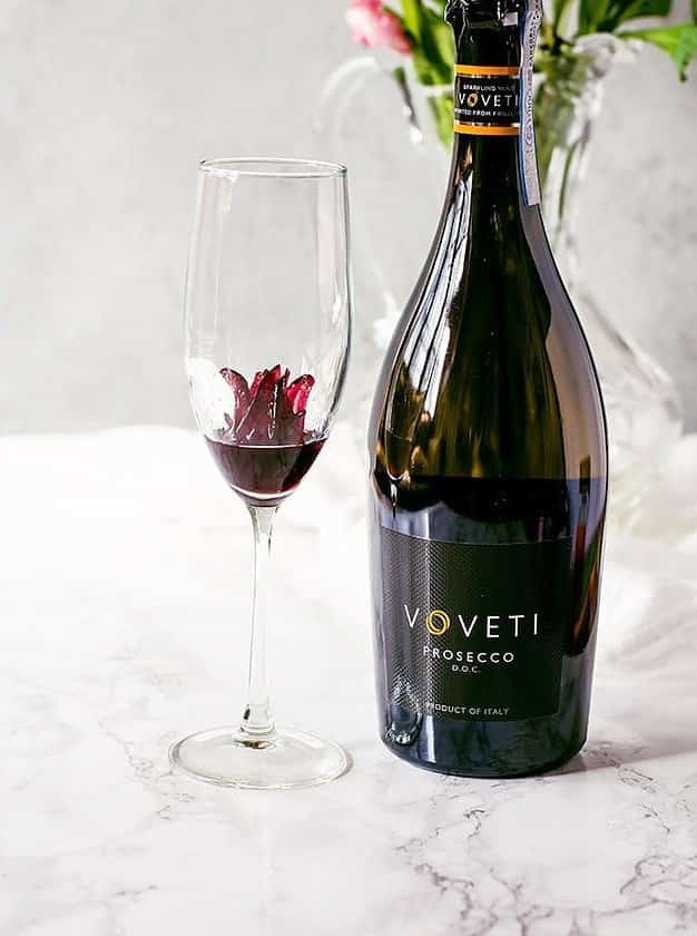 Hibiscus Rose Prosecco