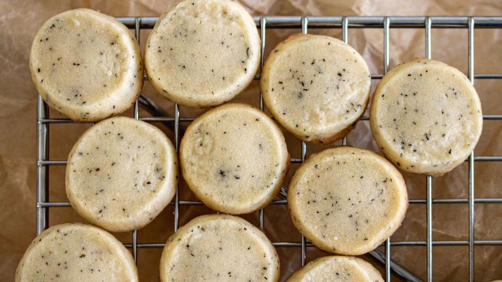 Earl Grey Shortbread Cookies