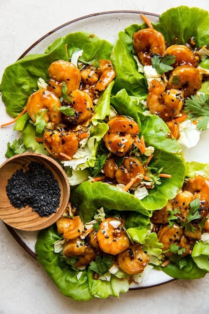 Sweet and Spicy Pork Lettuce Wraps