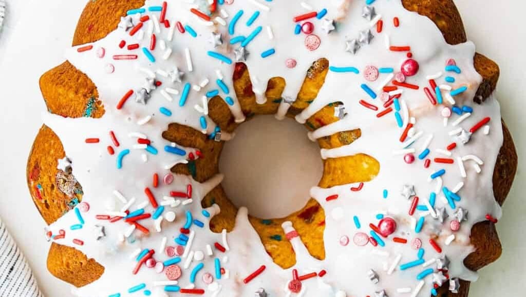 4th of July Bundt Cake