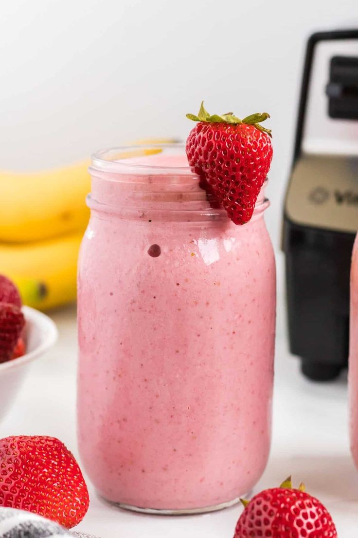 Strawberry Shortcake Protein Smoothie