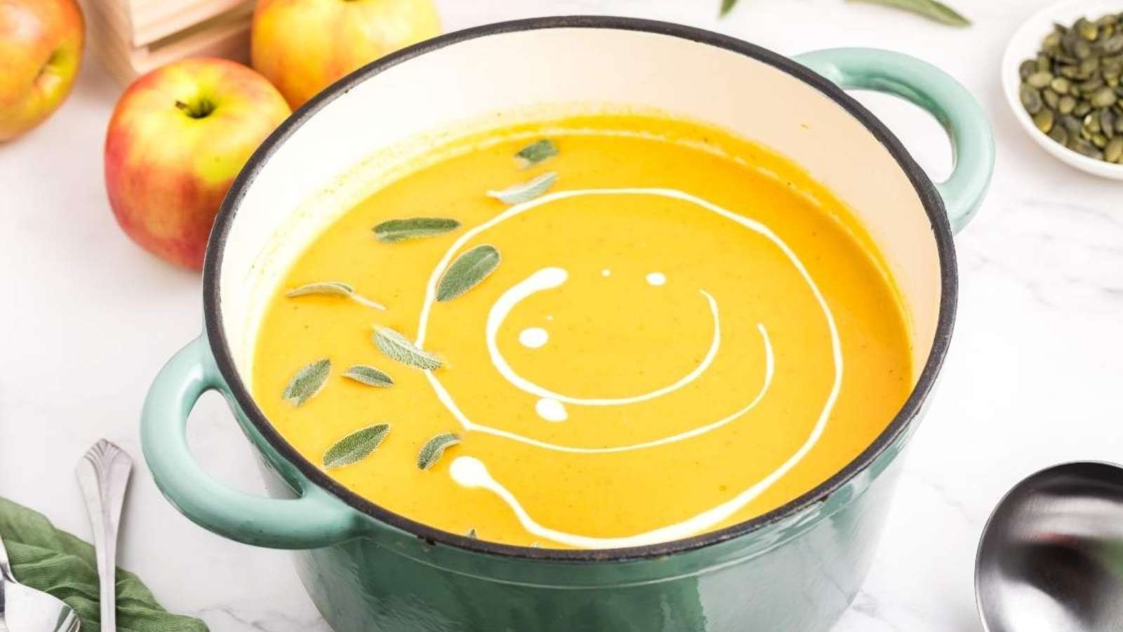 Roasted Pumpkin Apple Soup
