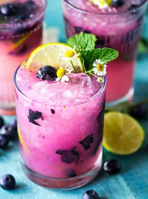 Fresh Blueberry Mojito
