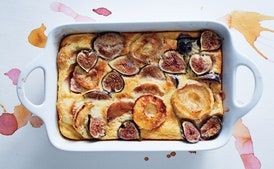 Rhubarb Custard Cake