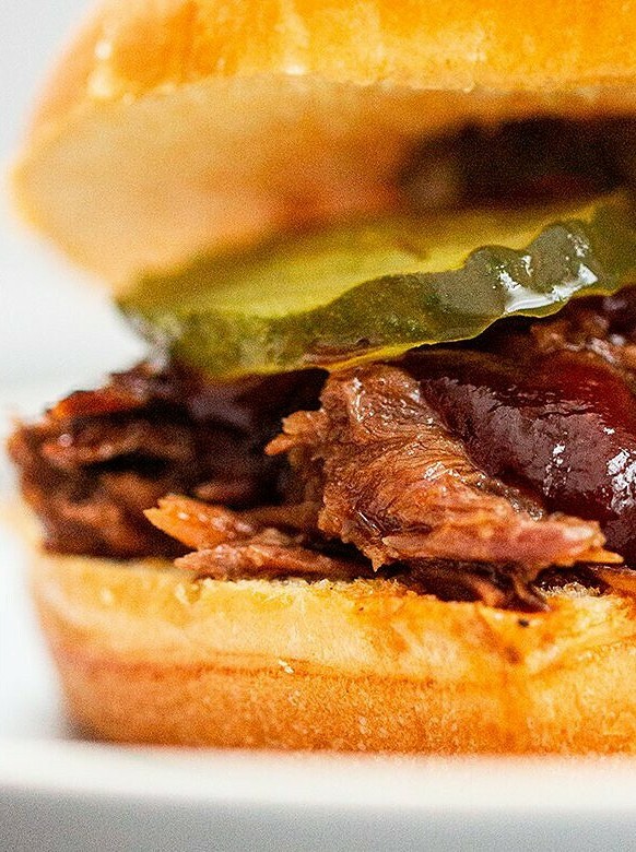 BBQ Venison Sandwich