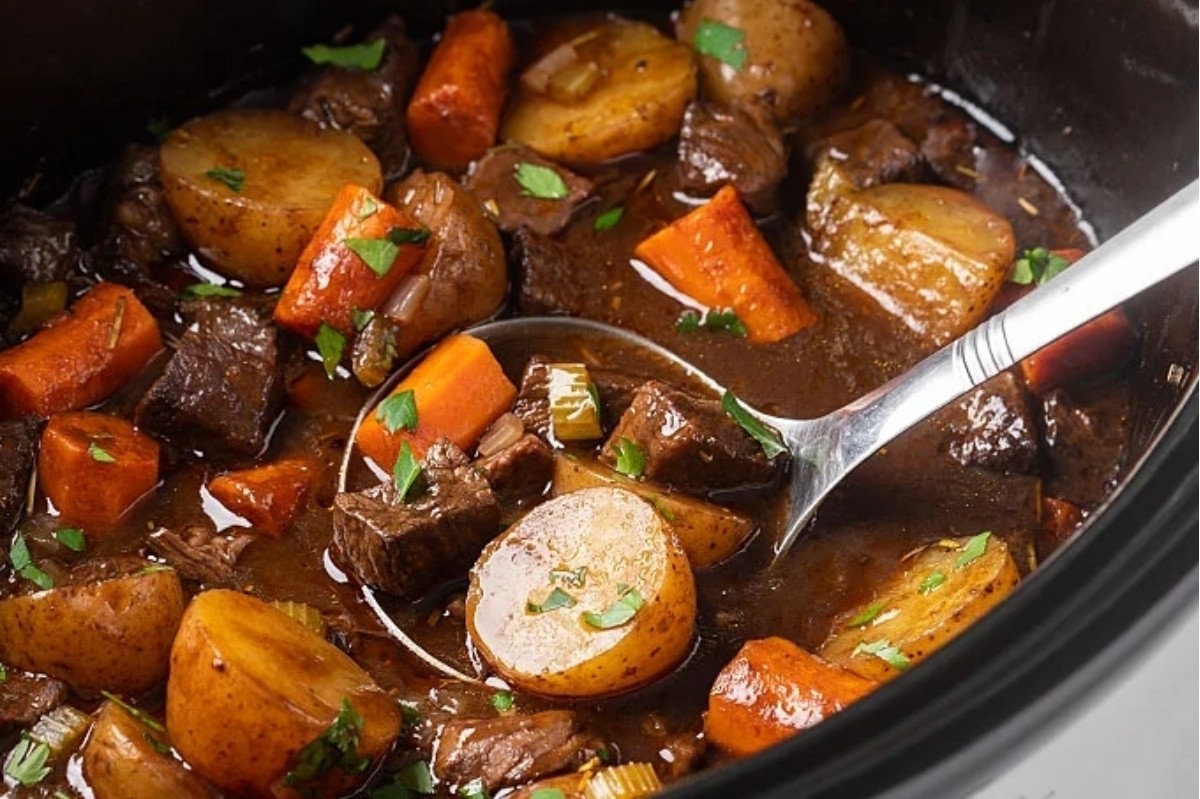 Slow Cooker Balsamic Beef Stew