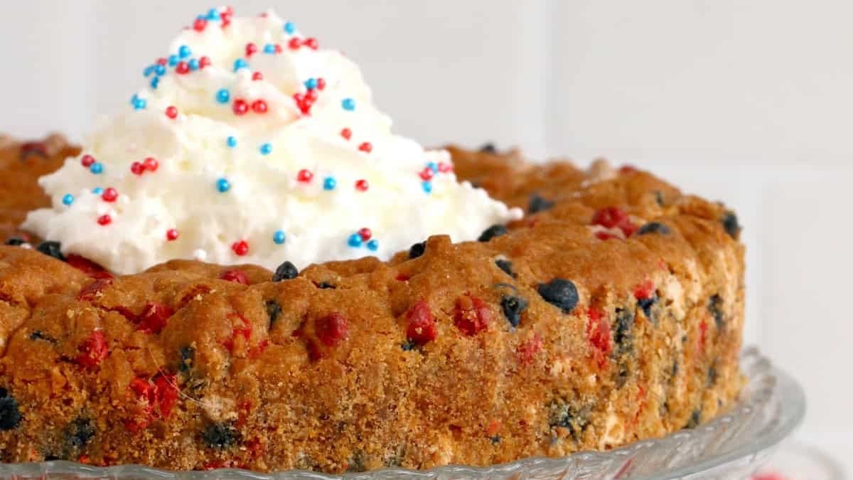 Air Fryer Cookie Cake