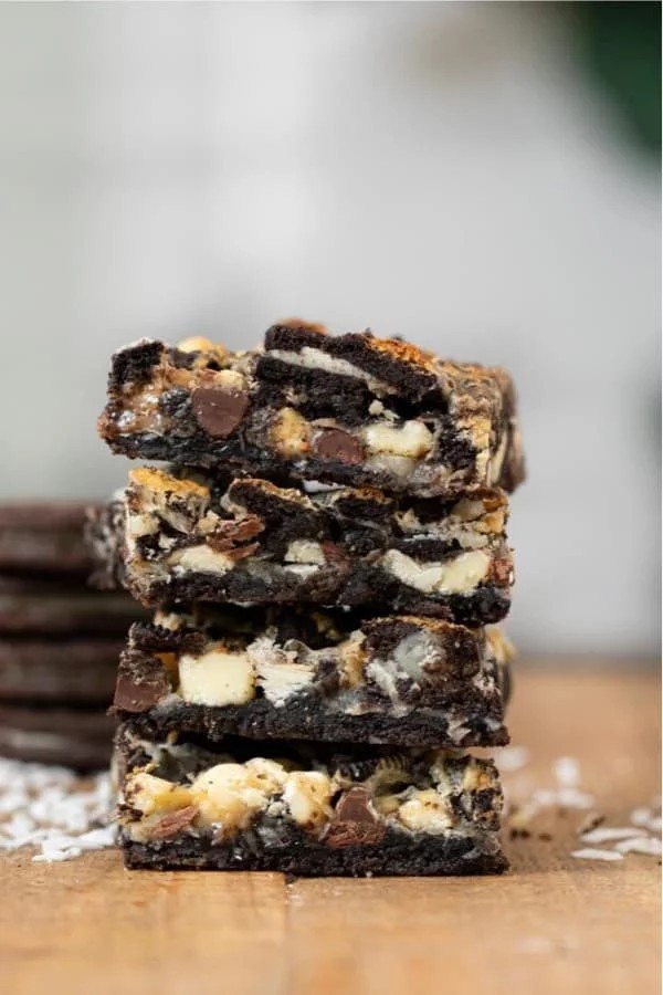 Magic Oreo Layer Bars