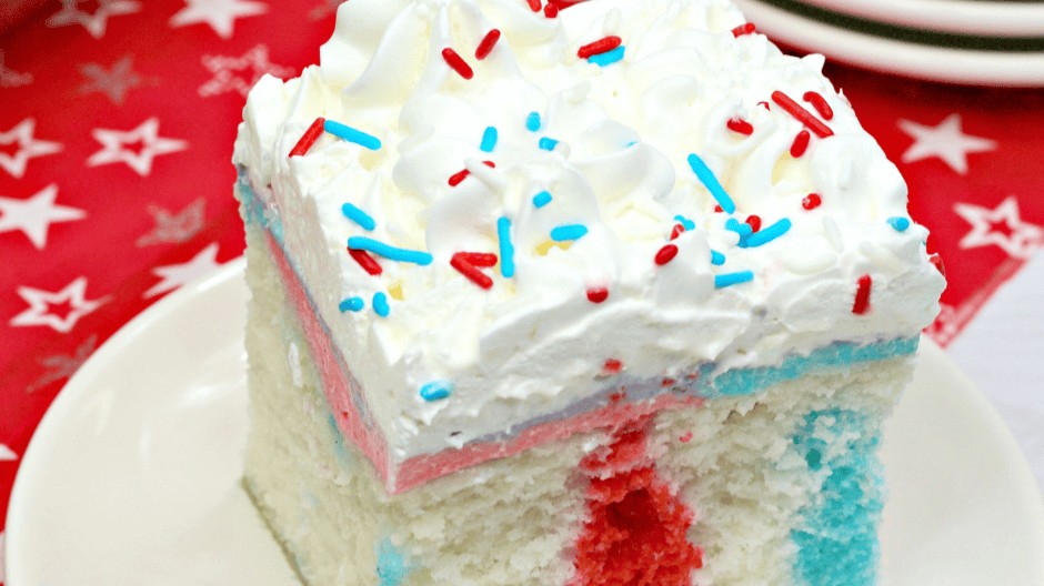 Patriotic Poke Cake