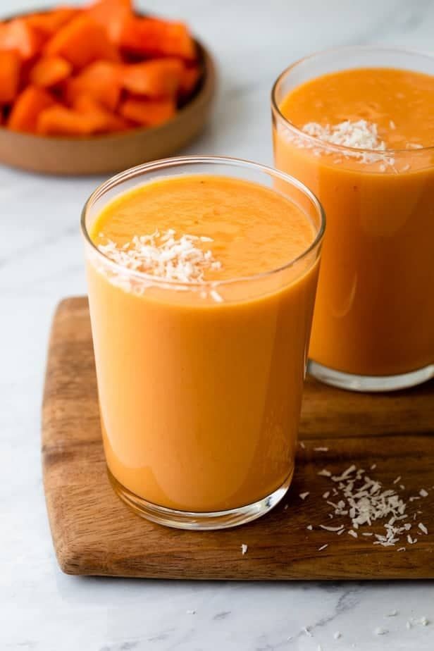 Coconut Papaya Smoothie