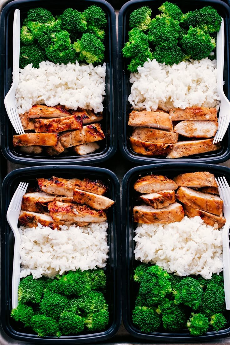 Spicy Chicken Meal Prep Bowls