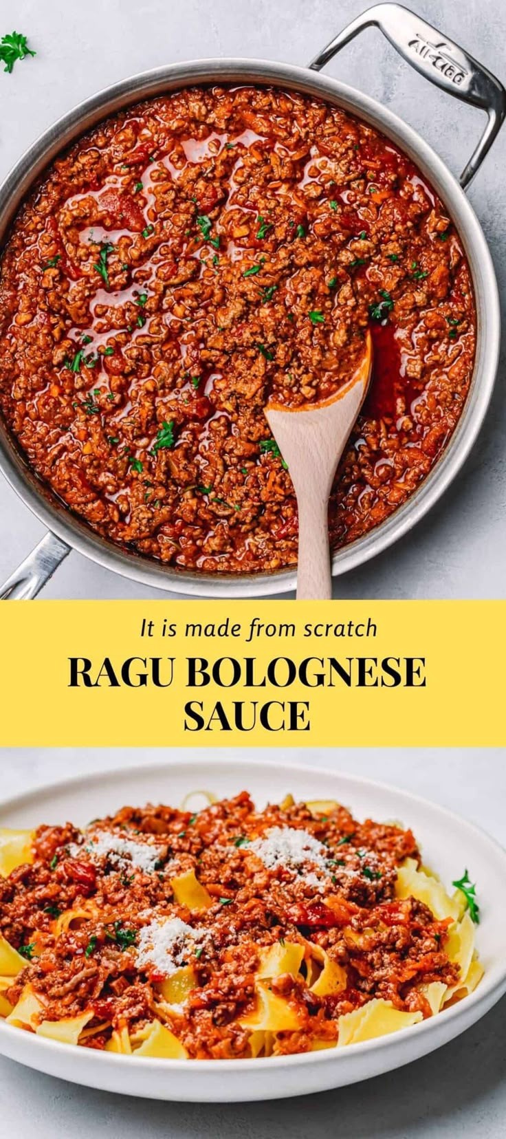 Ragu Bolognese Sauce Pasta