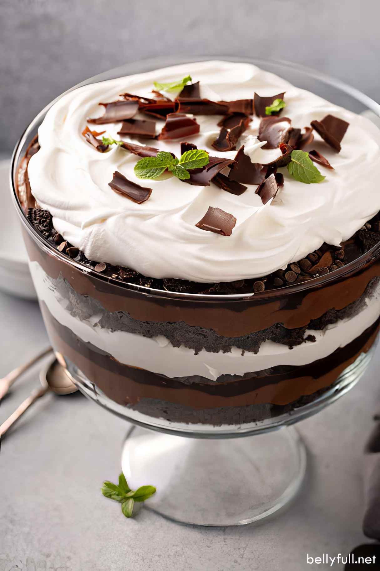 Decadent and Crazy Delicious Death By Chocolate Trifle