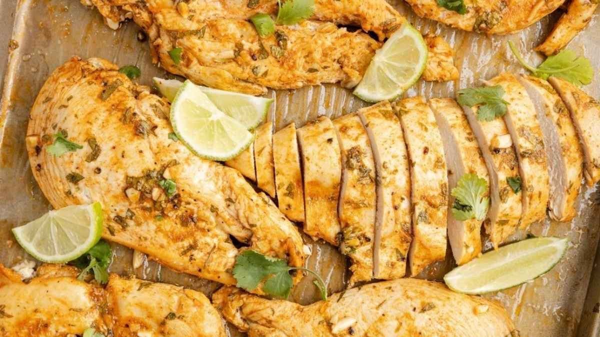 Sheet Pan Cilantro Lime Chicken (Cilantro-Lime Marinade)