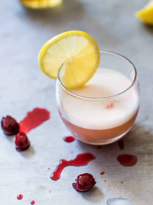 Aquafaba Whiskey Sour