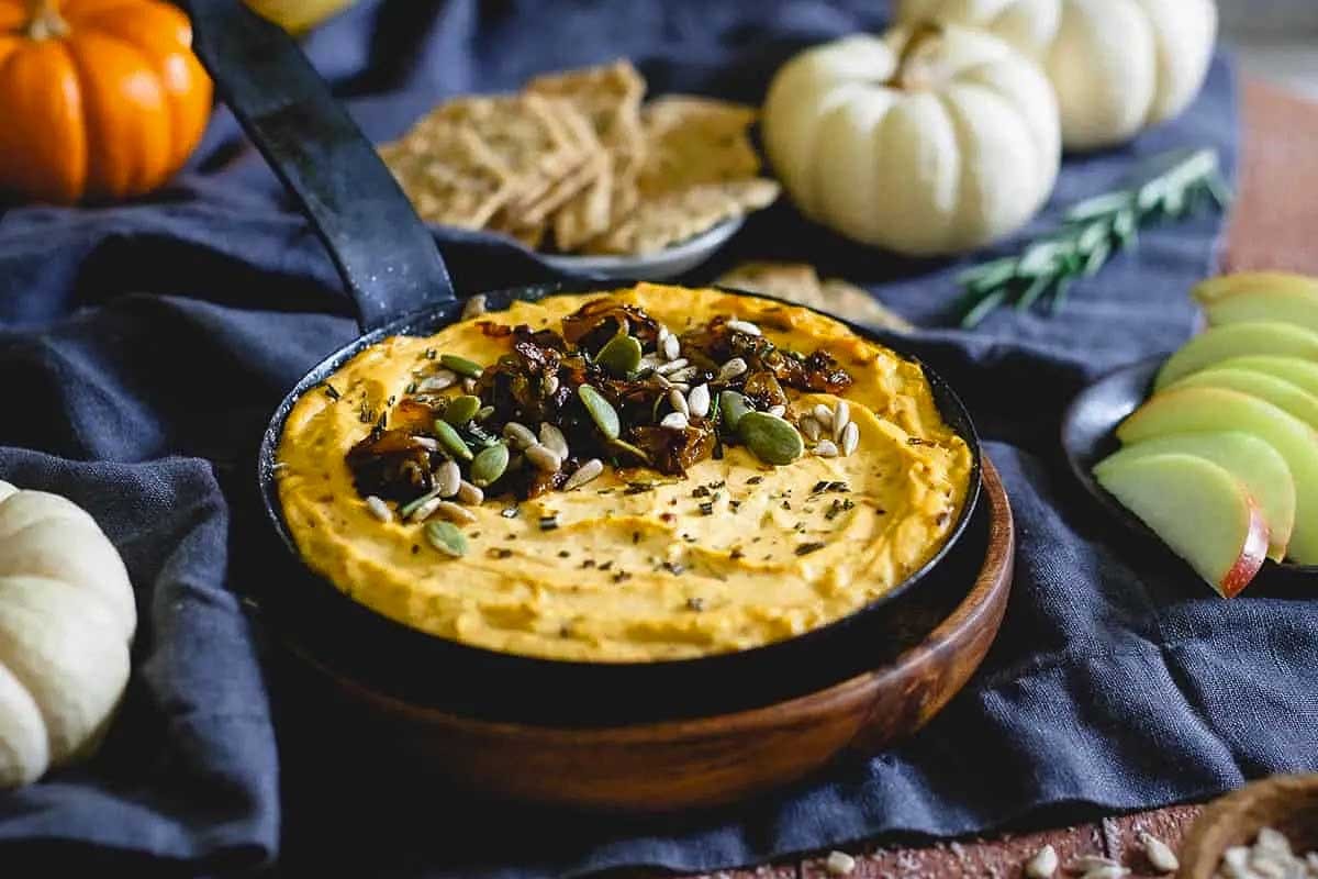 Pumpkin Goat Cheese Dip