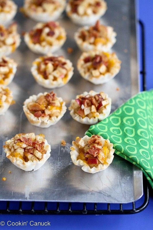 Fig and Goat Cheese Bites in Phyllo Cups