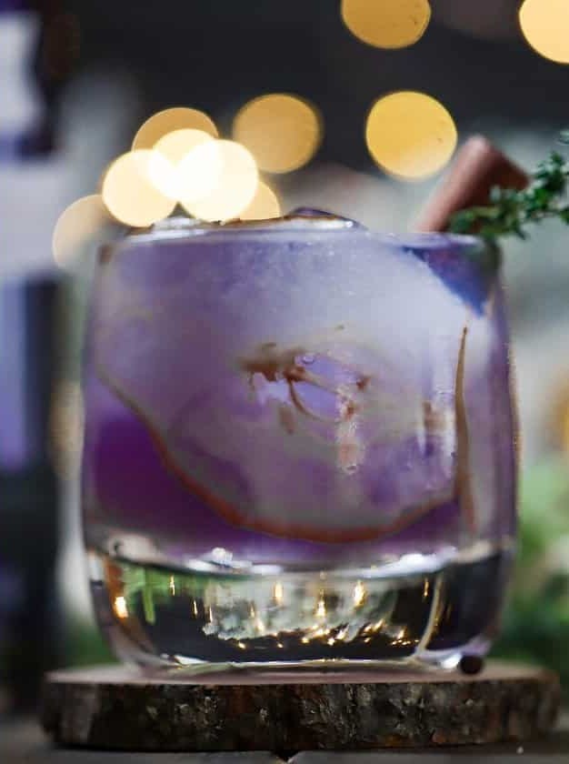 Wintery Spiced Pear Fizz