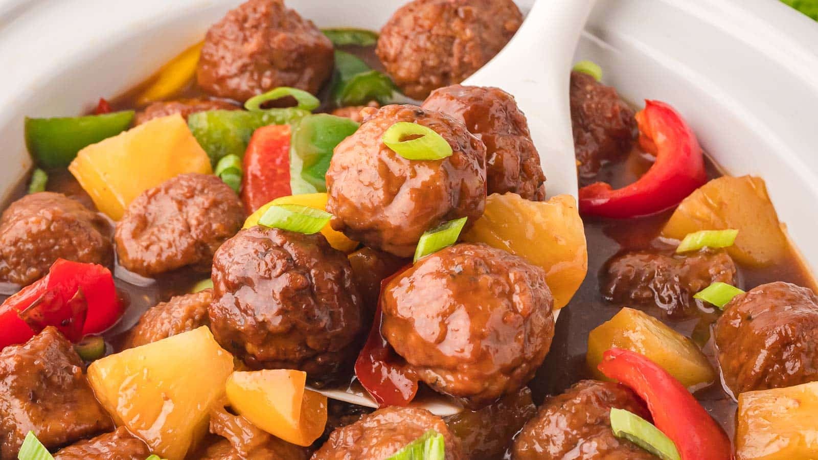 Slow Cooker Sweet And Sour Meatballs