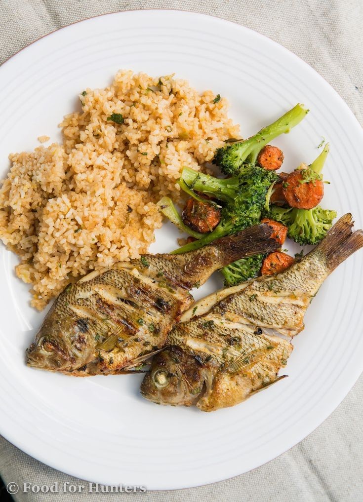 Garlic And Lime Grilled Whole Bluegill