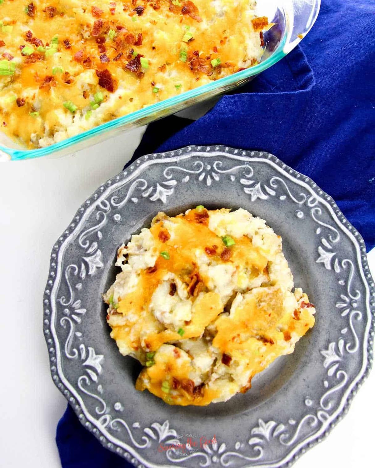 Kid Friendly Twice Baked Potato Casserole Recipe With Bacon