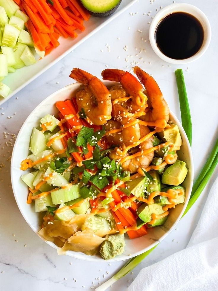 Ebi Sunomono (Japanese Shrimp Salad)