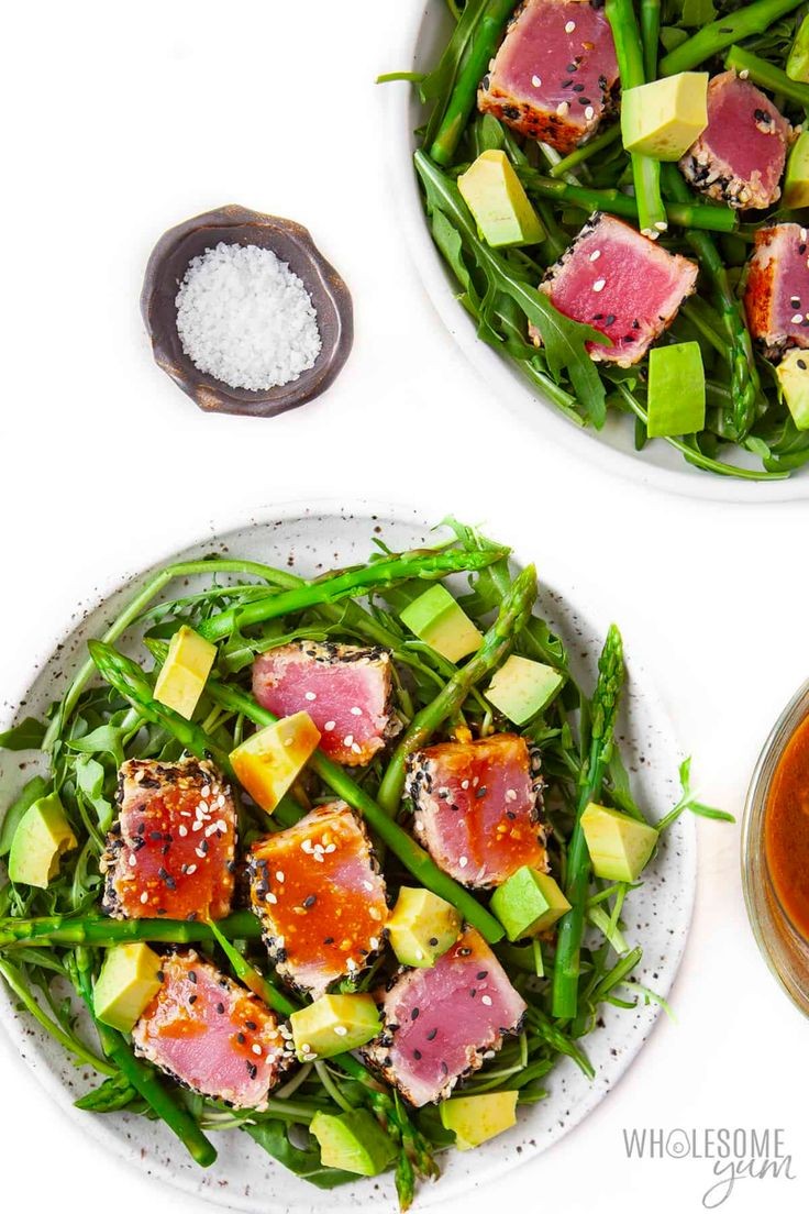 Seared Tuna Salad With Balsamic Vinaigrette