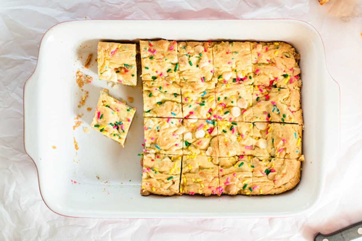 Funfetti Cookie Bars