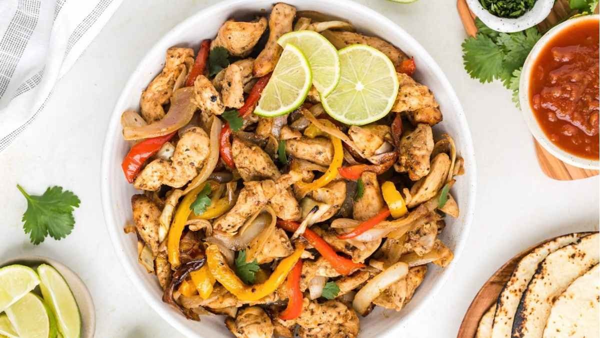 Air Fryer Chicken Fajitas