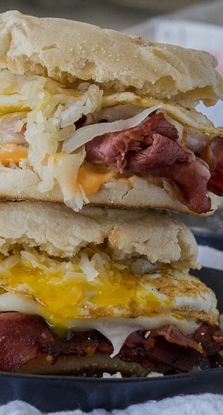 Croque Madame English Muffins