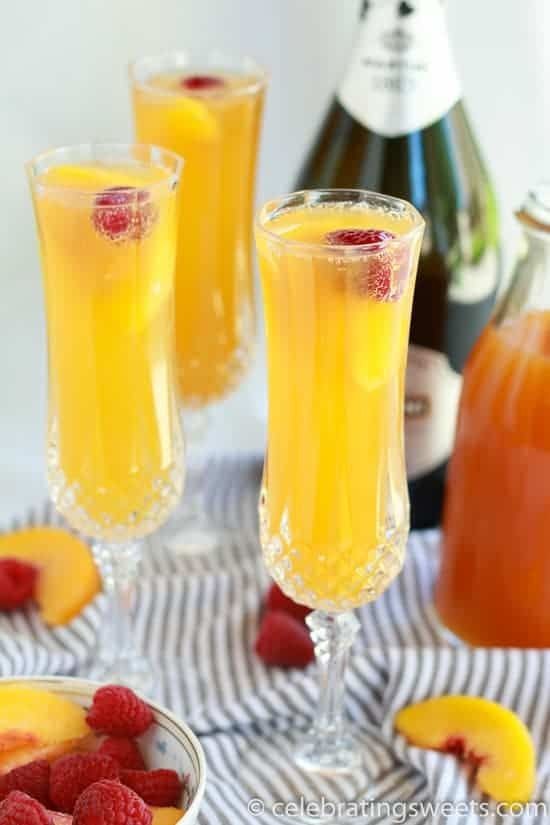 Frozen Peach Bellini