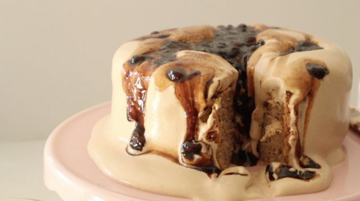 Earl Grey Molten Boba Cake