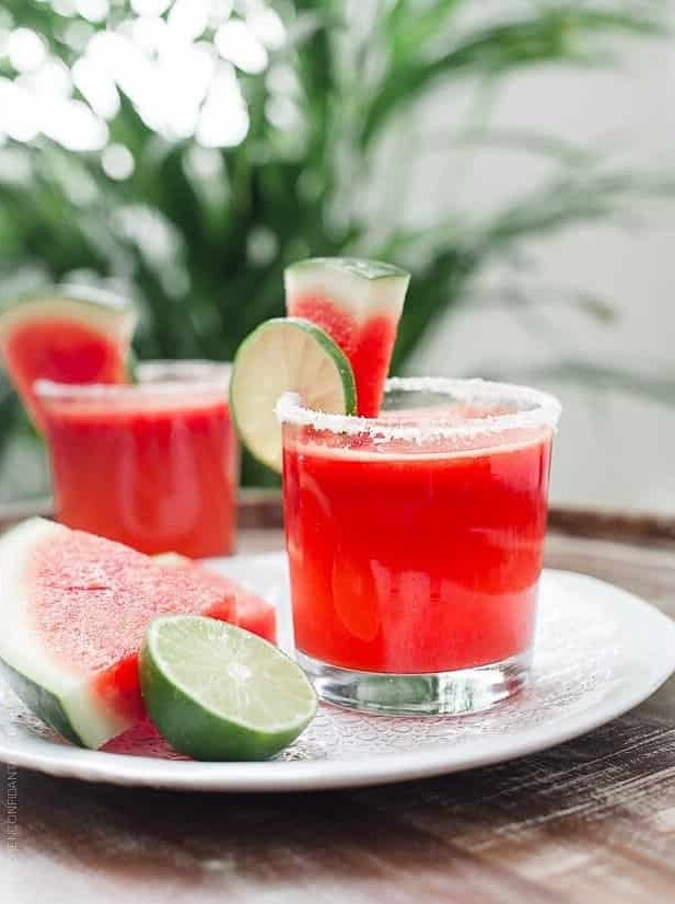 Watermelon Lime Margaritas
