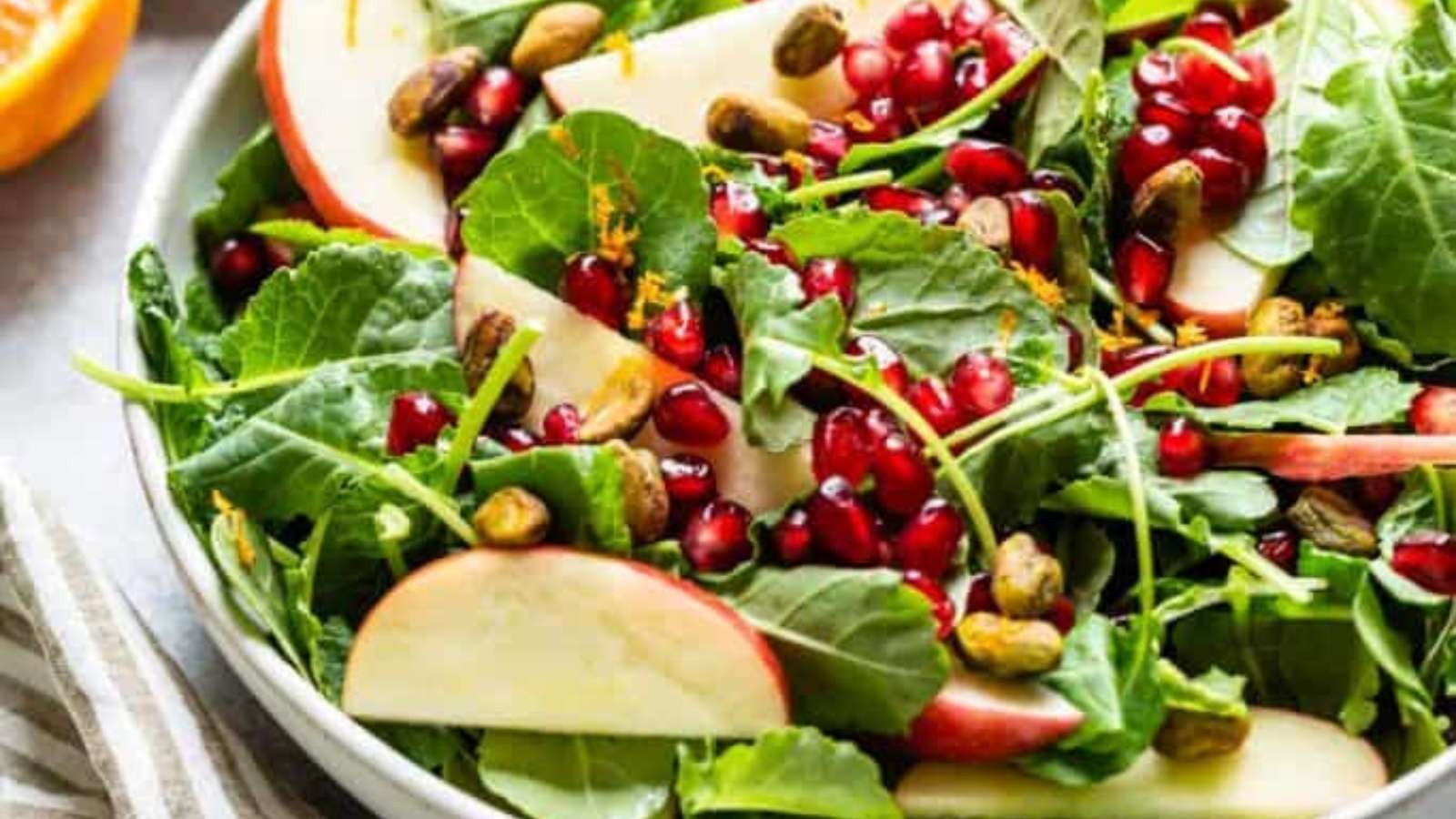 Kale And Apple Salad With Maple Mustard Dressing