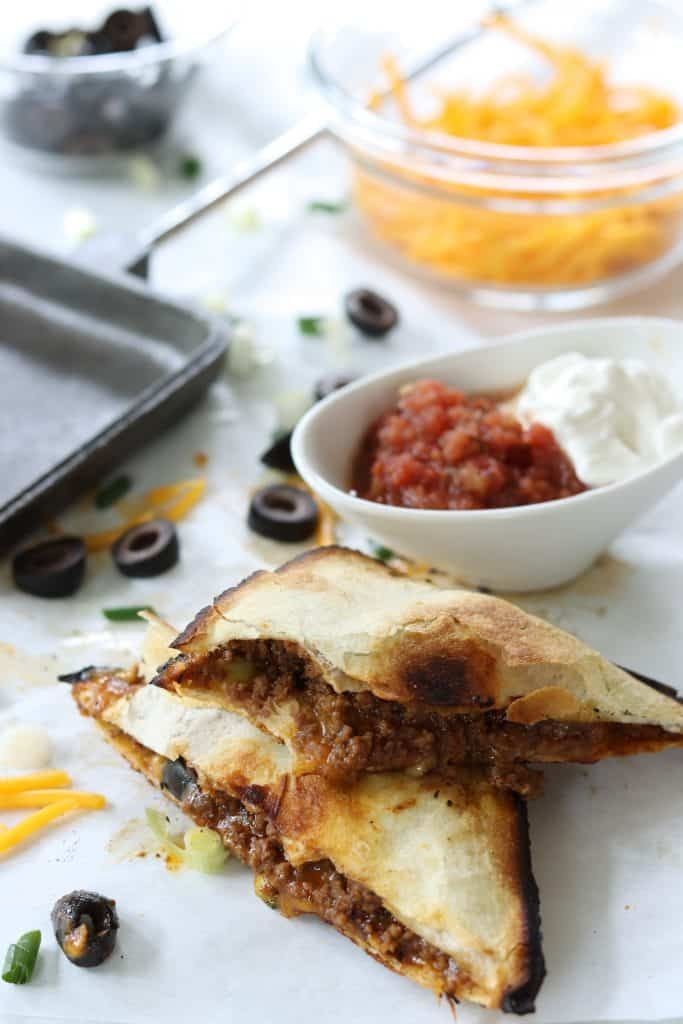 Pie Iron Pizza Pockets