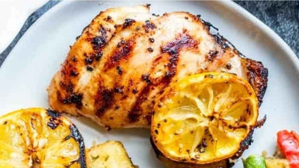Grilled Lemon Pepper Chicken Thighs