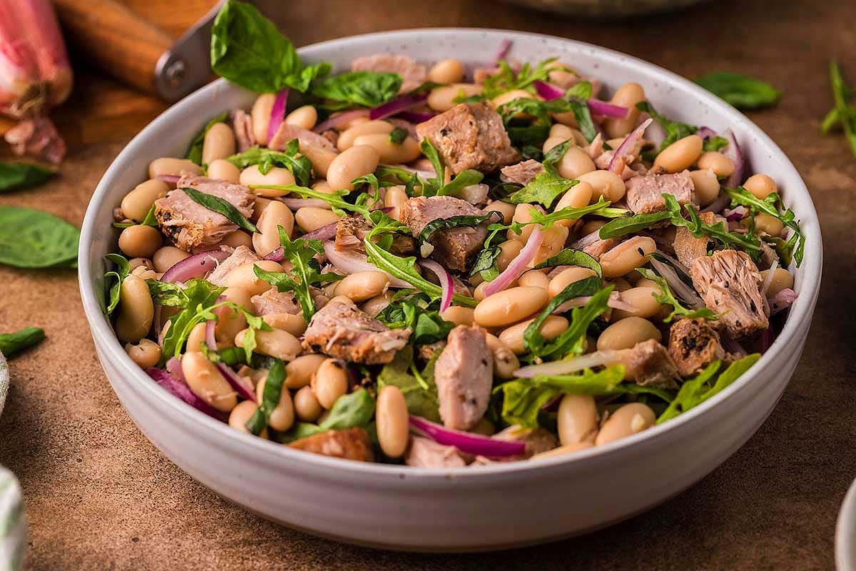 Italian Tuna White Bean Salad