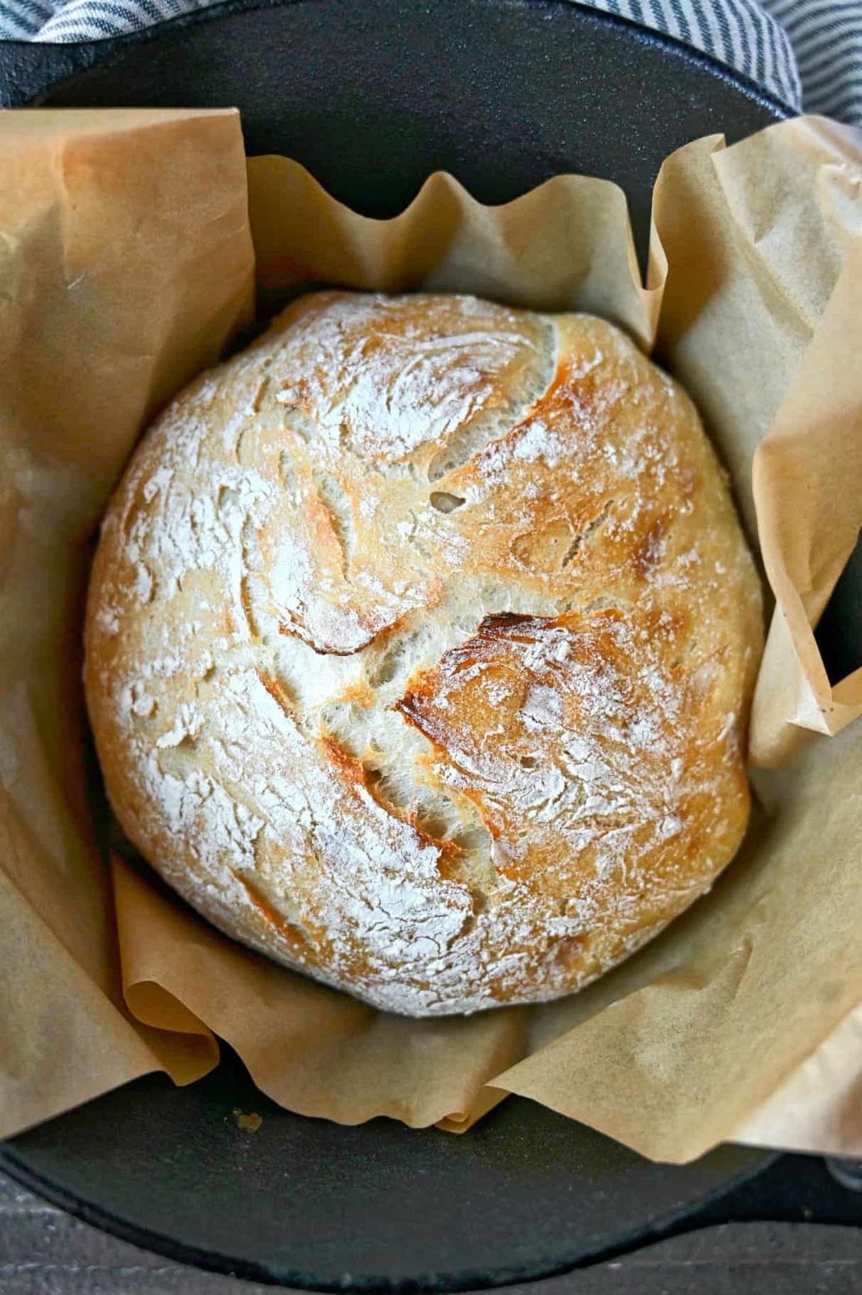 Easy to Make Artisan Bread Recipe {No Knead}