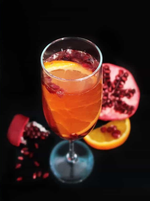Pomegranate Prosecco Cocktail