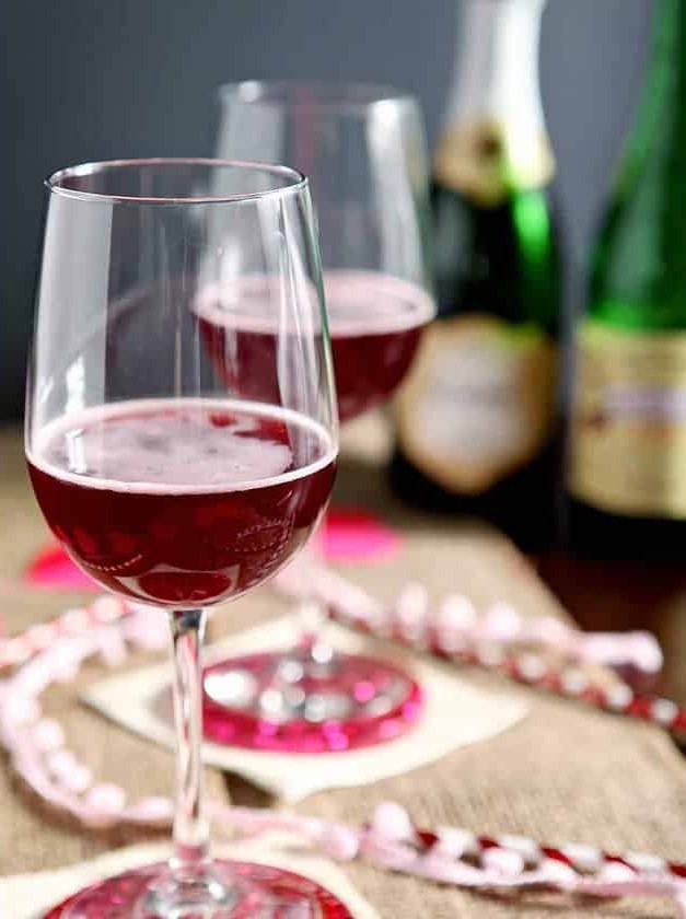 Framboise Champagne Cocktail